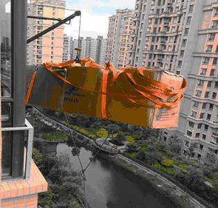 杭州吊装公司电话-家具吊装-室内吊装-高层吊运沙发红木(图3)